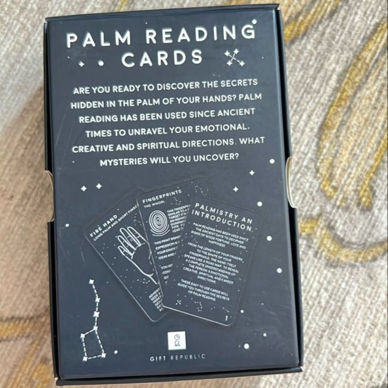 Set of 100 Palm Reading Cards