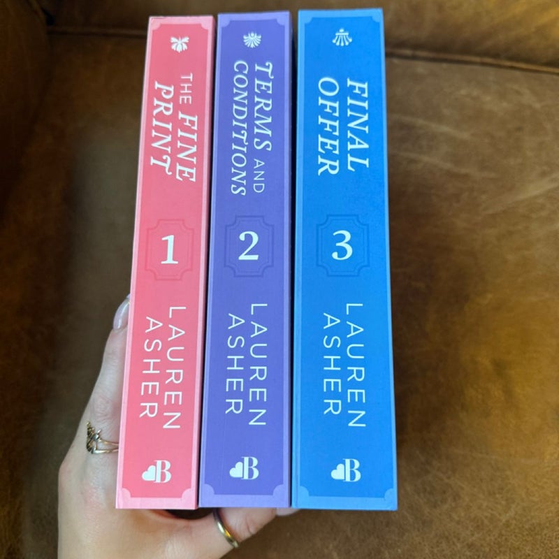 Dreamland Billionaires by Lauren Asher Special Edition Set Signed Bookplate