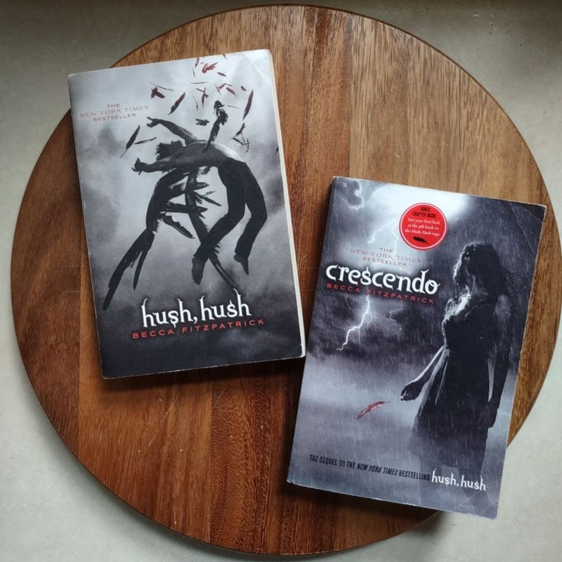 Hush, Hush & Crescendo (2 books)