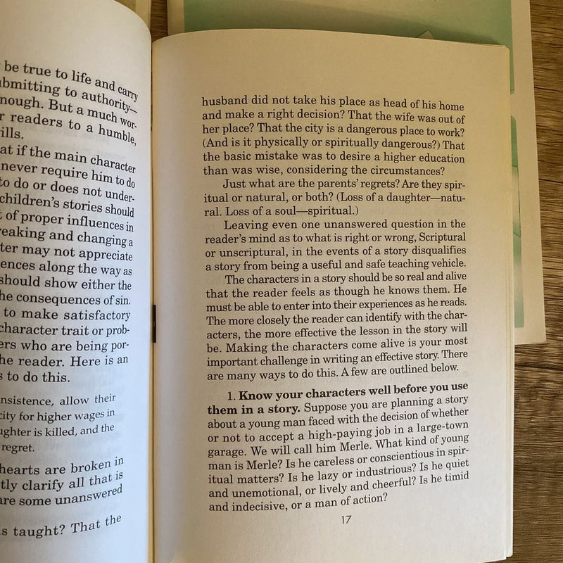 Rod and Staff Writer Helps set of 3: Poetry Pointers +learning Essay Writing + Short Story Writing Suggestions for Beginners
