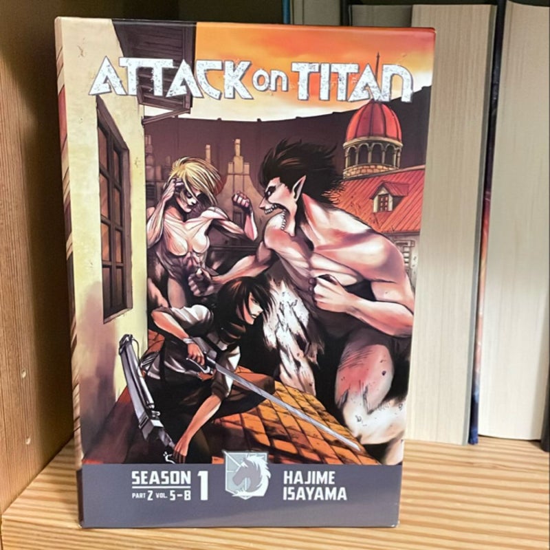 Attack on Titan Season 1 Part 2 Manga Box Set