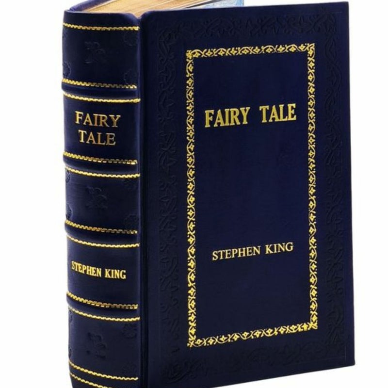 6. Fairy Tale by Stephen King, leather-bound
