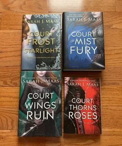 A Court of Thorns and Roses series original covers