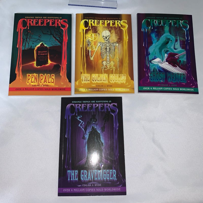 Creepers 3-6 by Edgar J. Hyde (2023) NEW Horror Series Paperbacks, Horror Books