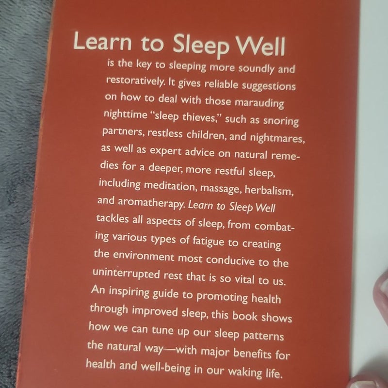 Learn to Sleep Well