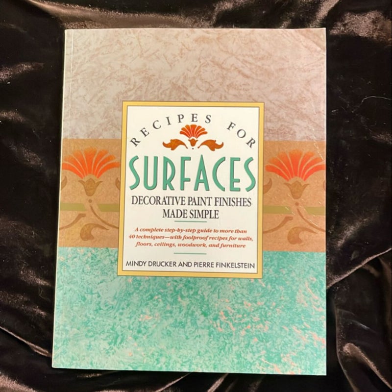 Recipes For Surfaces