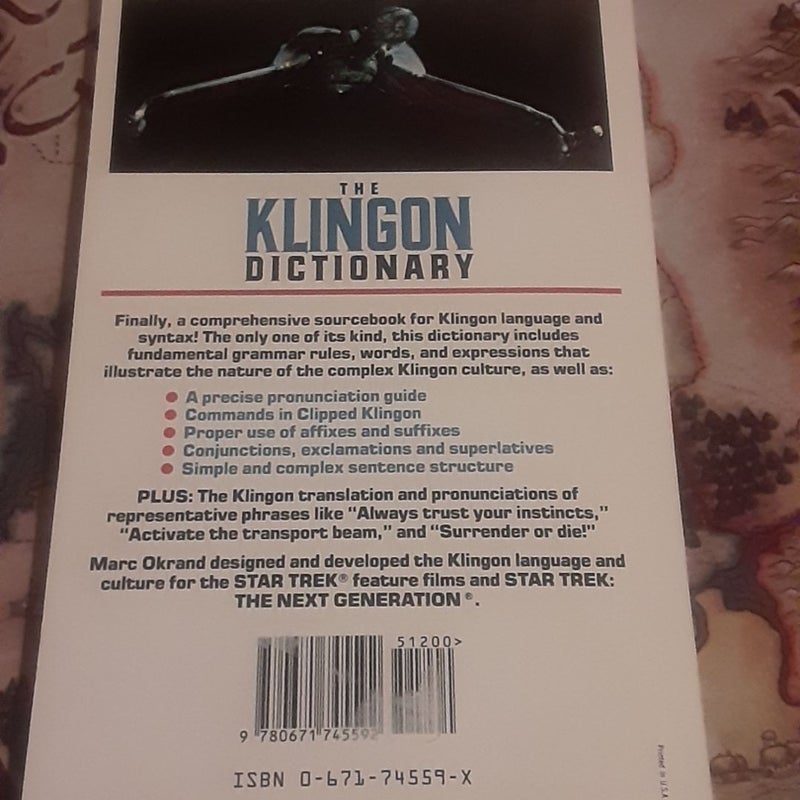 The Klingon Dictionary