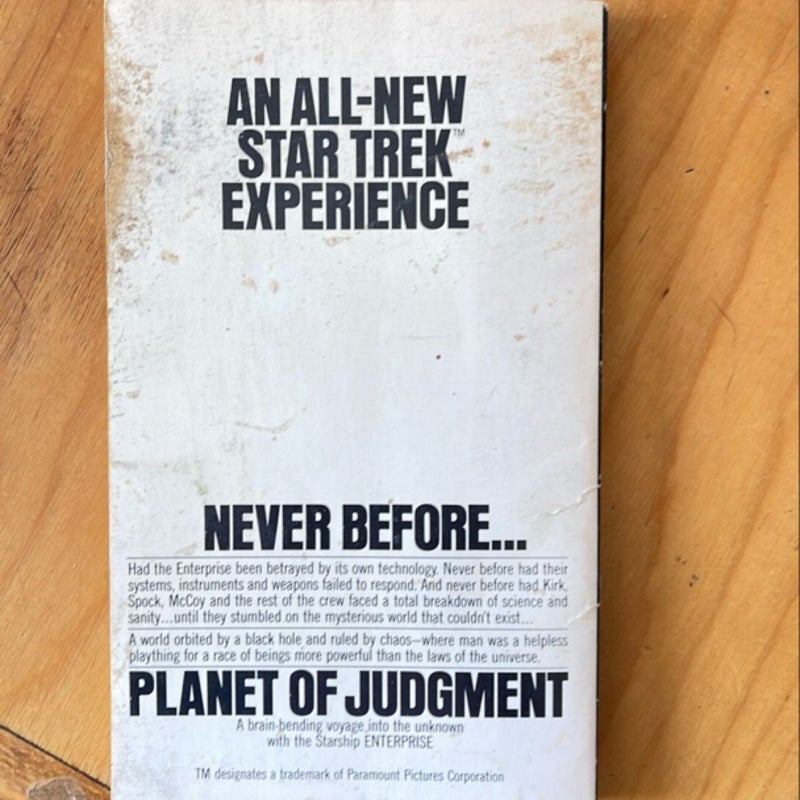 Star Trek Planet Of Judgment