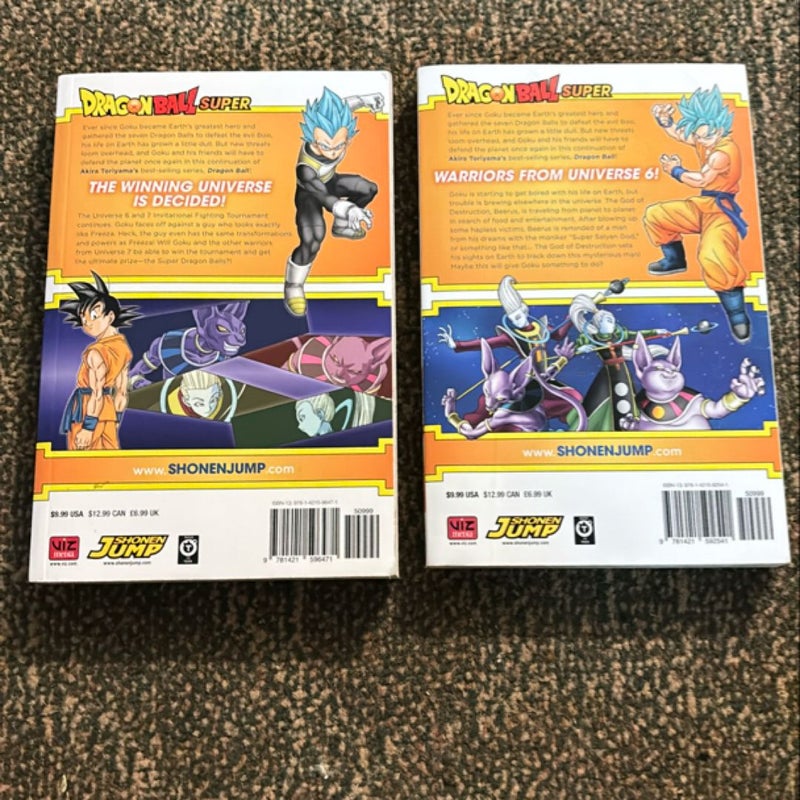 Dragon Ball Super, Vol. 1 and 2