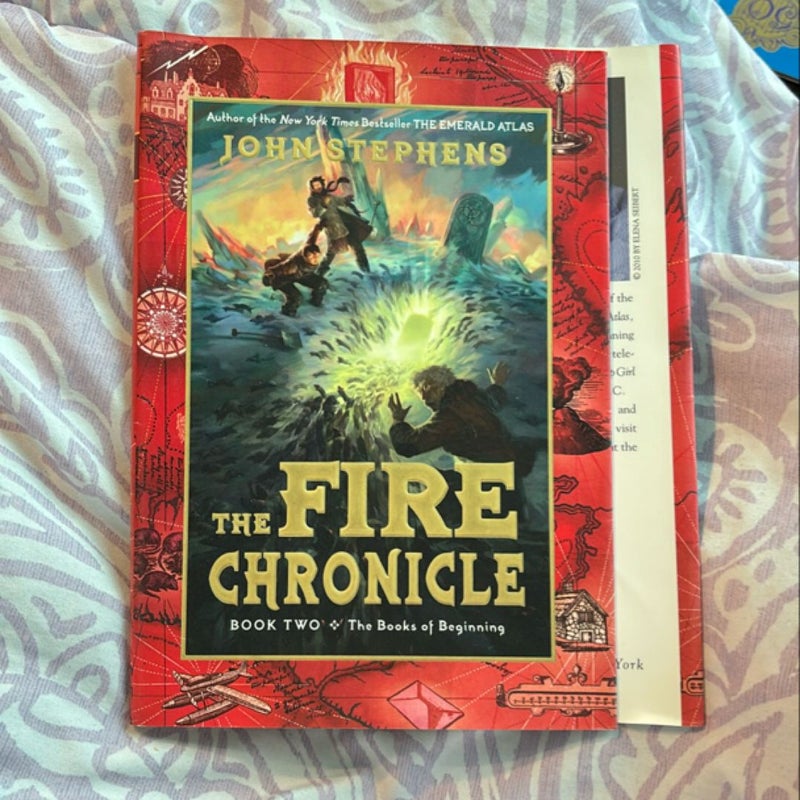 The Fire Chronicles (book 2) - Dust Jacket