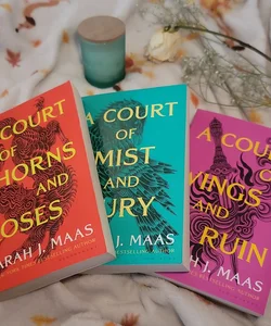 A Court of Thorns and Roses, Mist and Fury, & A Court of Wings and Ruin