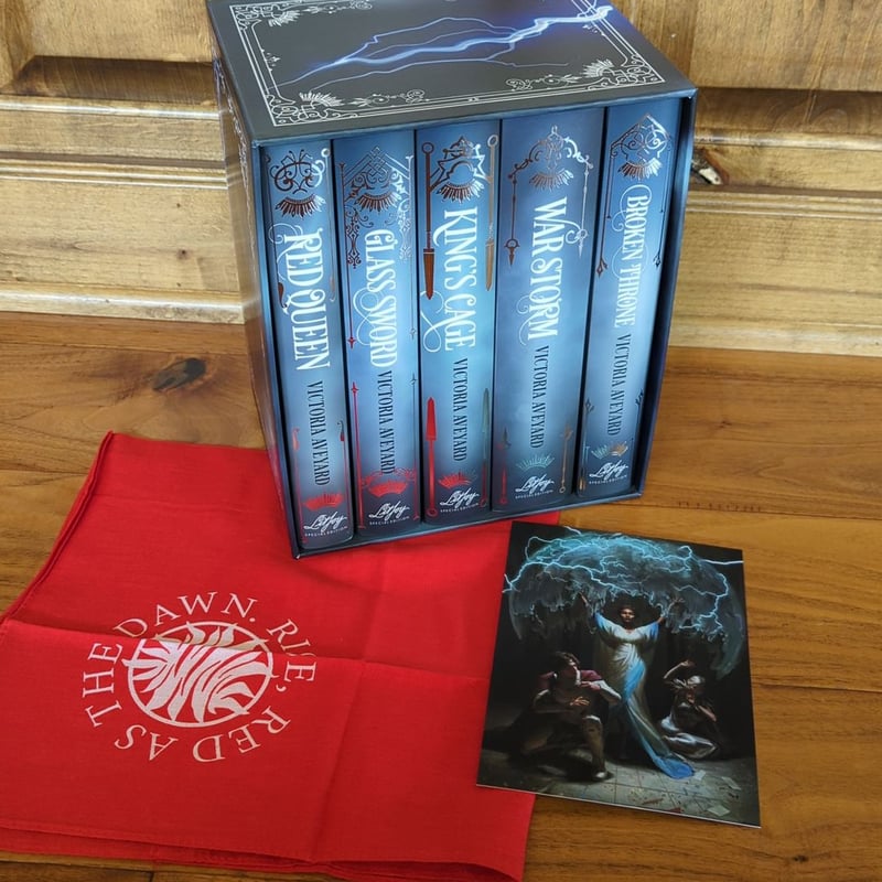 Red Queen Book Box Set by Victoria Aveyard, LitJoy Crate