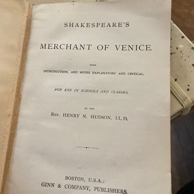 Shakespeare’s Merchant of Venice