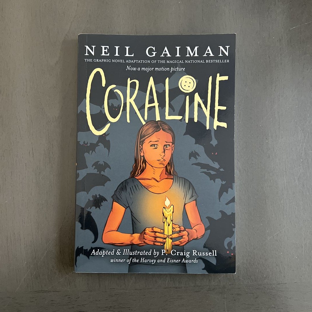 Coraline Graphic Novel by Neil Gaiman, Paperback