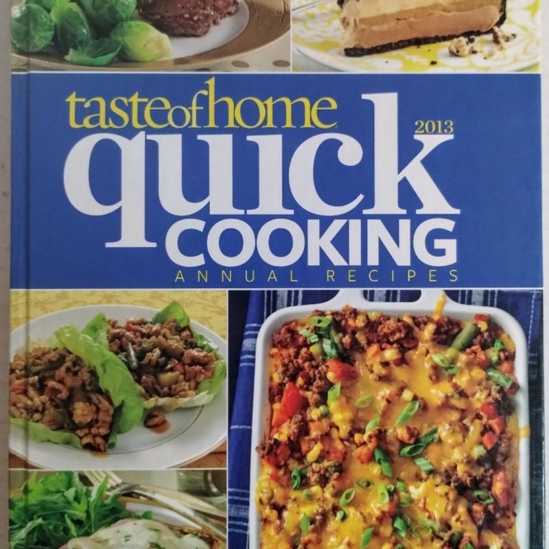  Quick Cooking Annual Recipes 2013