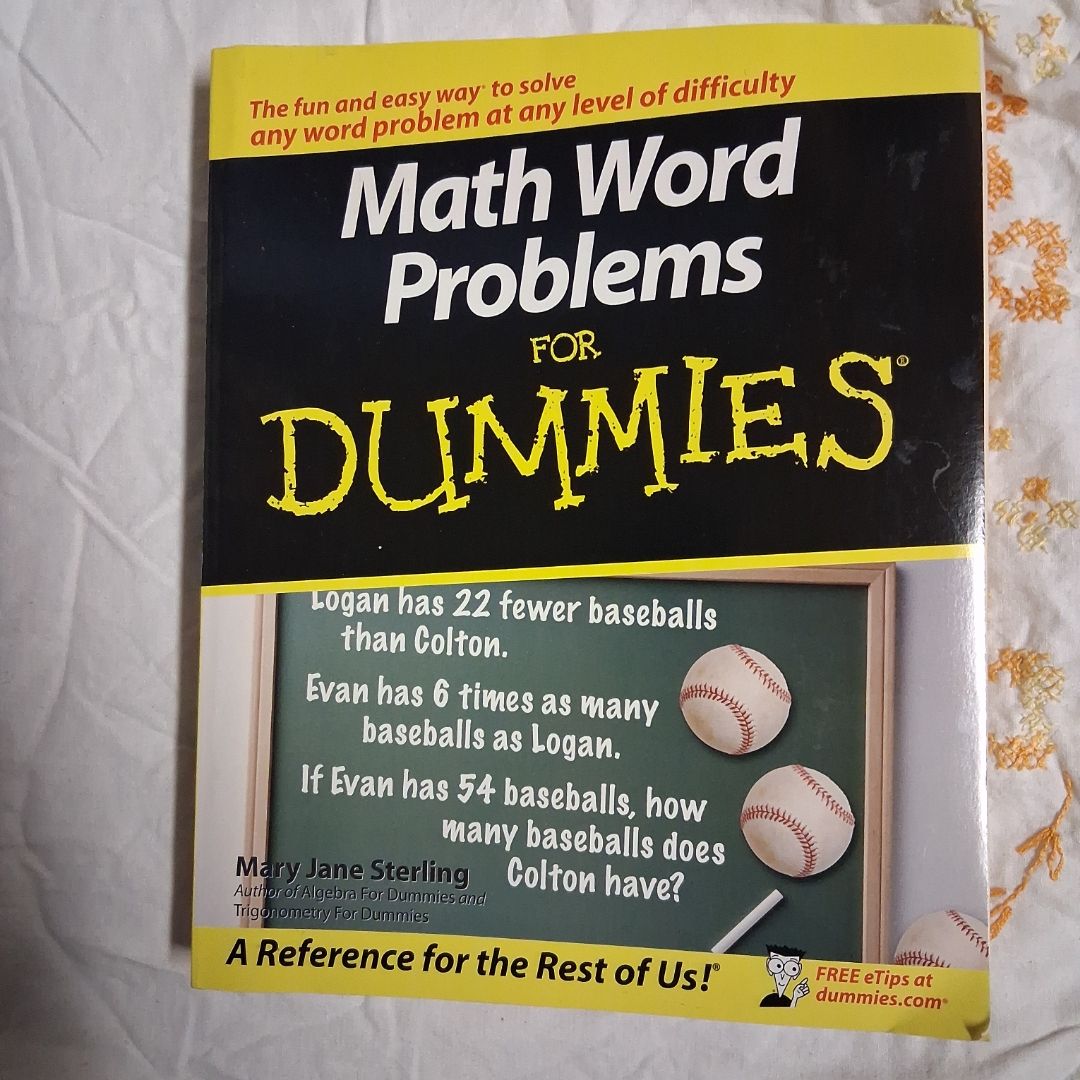 Math Word Problems for Dummies