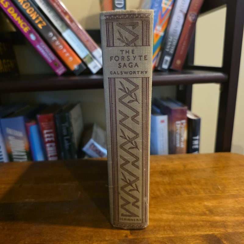 VINTAGE 1933 The Forsyte Saga (Books I, II and III) by John Galsworthy