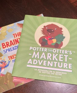 Three Brainy Birds Spreading the Word and Potter the Otter’s Market Adventure
