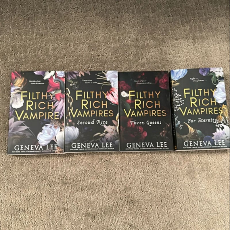 Filthy Rich Vampire bundle - Filthy Rich Vampire, Second Rite, Three Queens, and For Eternity