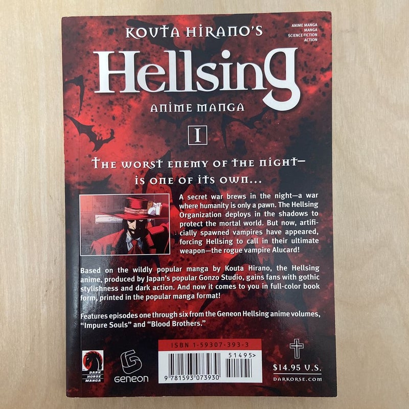 Hellsing Anime Manga Volume 1