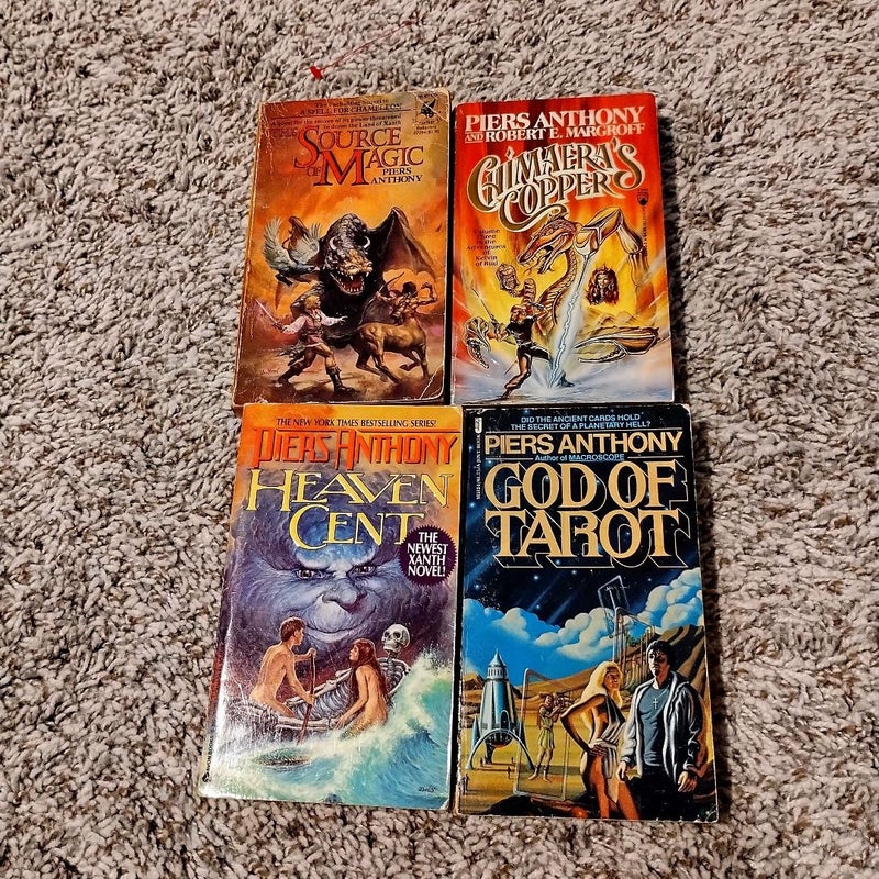 Vintage Piers Anthony Science Fiction Paperback Books Bundle x16