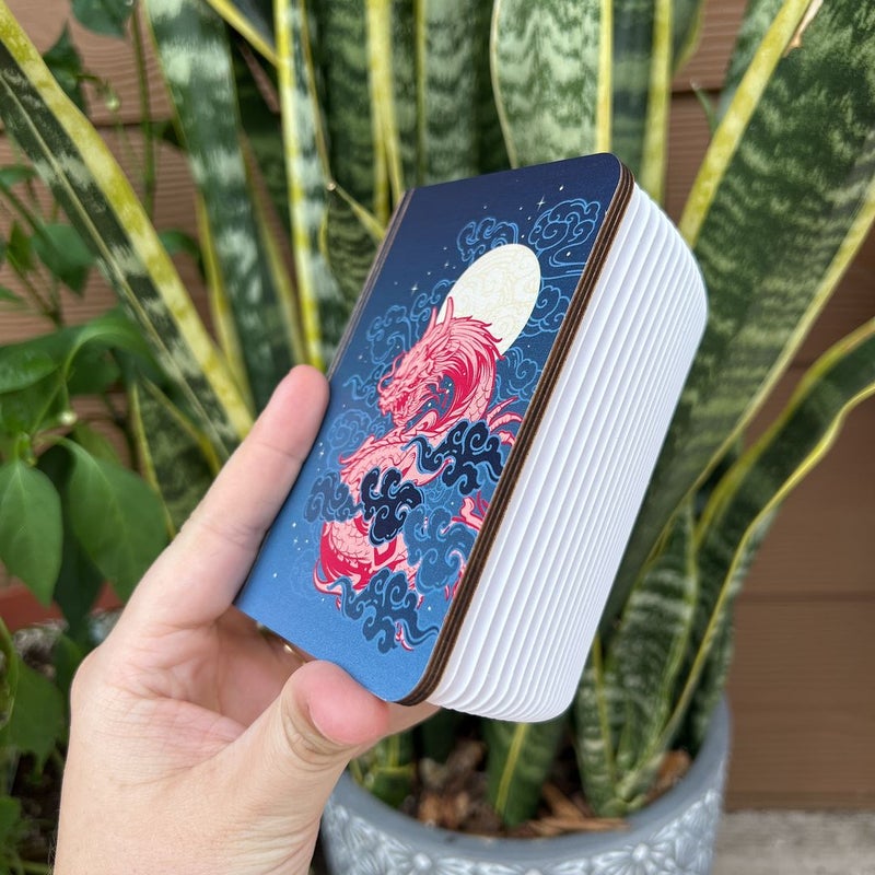 illumicrate Book Lamp Daughter of the Moon Goddess Themed