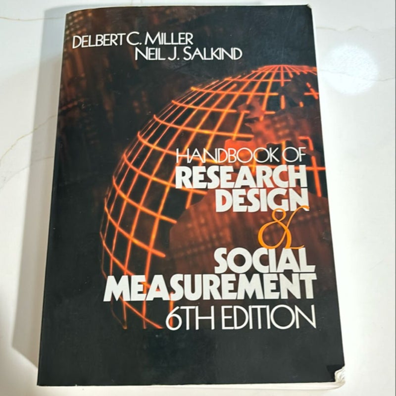 Handbook of Research Design and Social Measurement