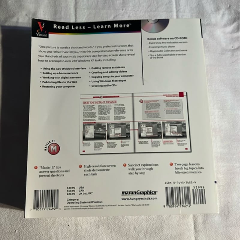 Master VisuallyTM Windows® XP