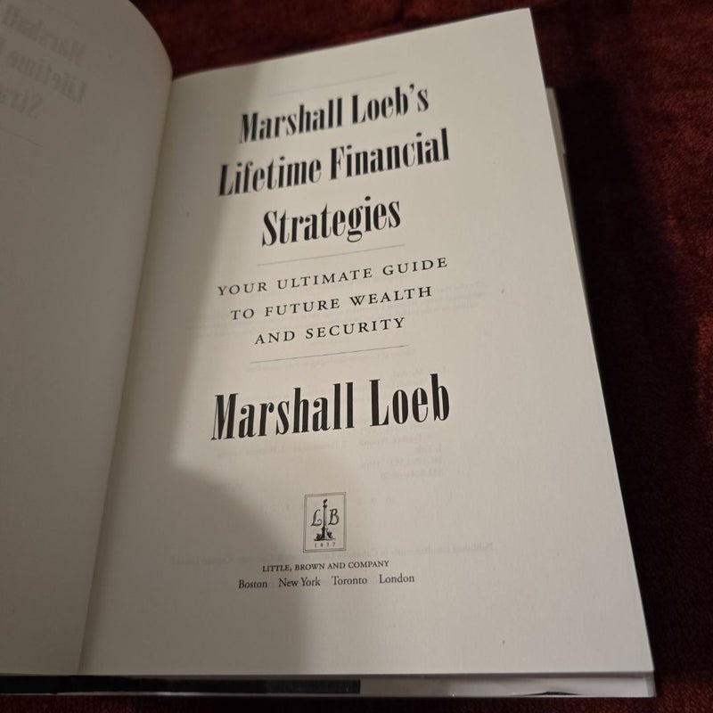 Marshall Loeb's Lifetime Financial Strategies