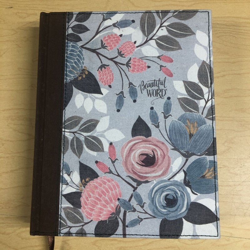 NIV, Beautiful Word Bible, Hardcover, Multi-Color Floral Cloth
