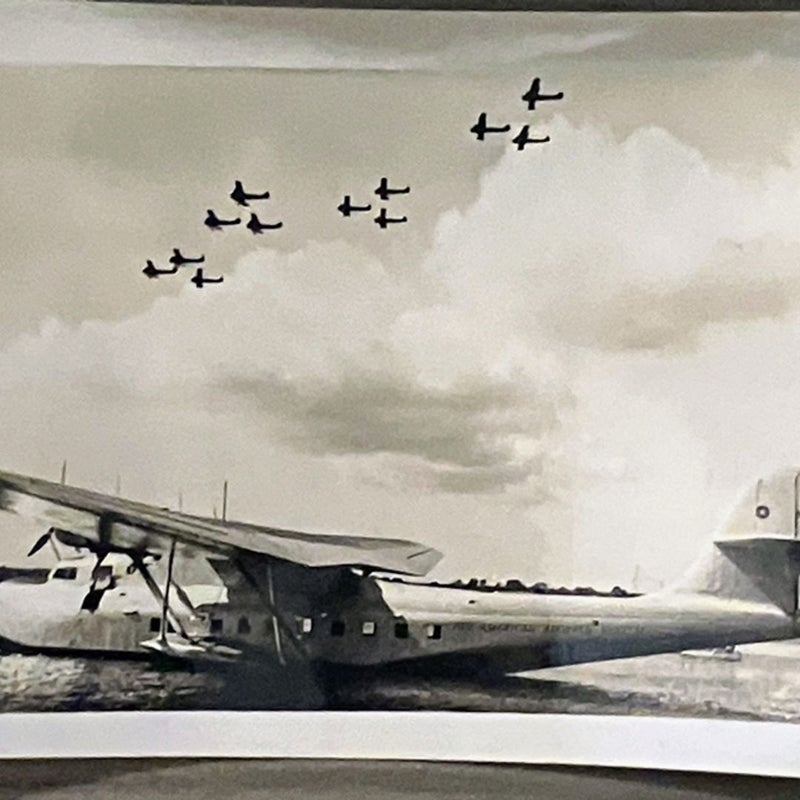 China Clipper, was a Martin M-130, a “flying boat” 