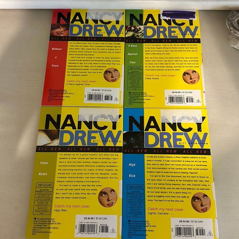 Nancy Drew girl detective #1-4