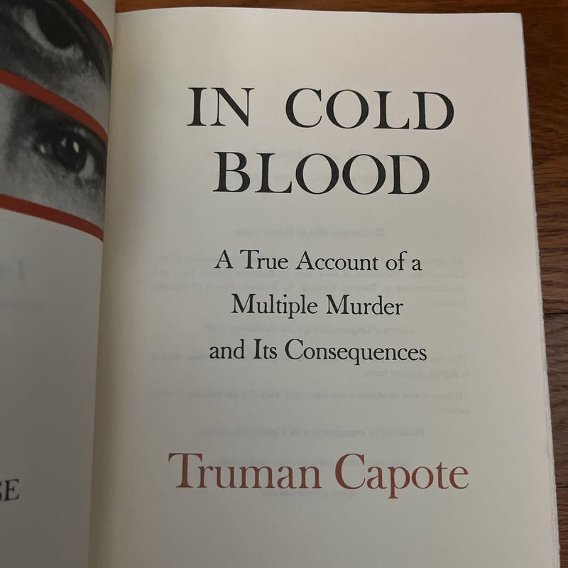 In Cold Blood (Vintage Book Club Edition)