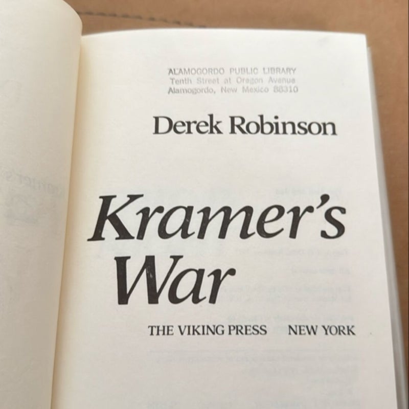 Kramer's War