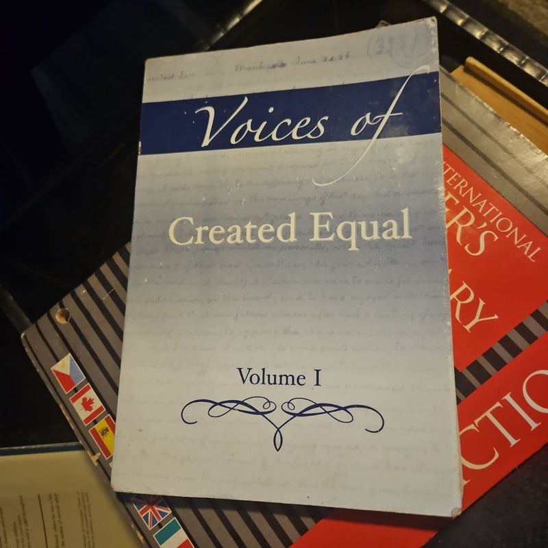 Voices of Created Equal
