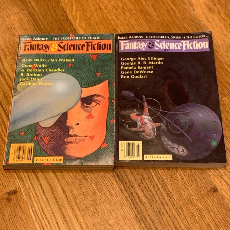 The Magazine of Fantasy & Science Fiction June and July 1983