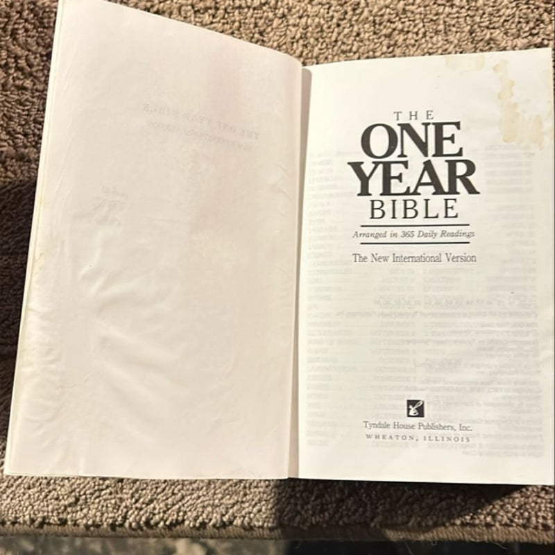 The One Year Bible NIV