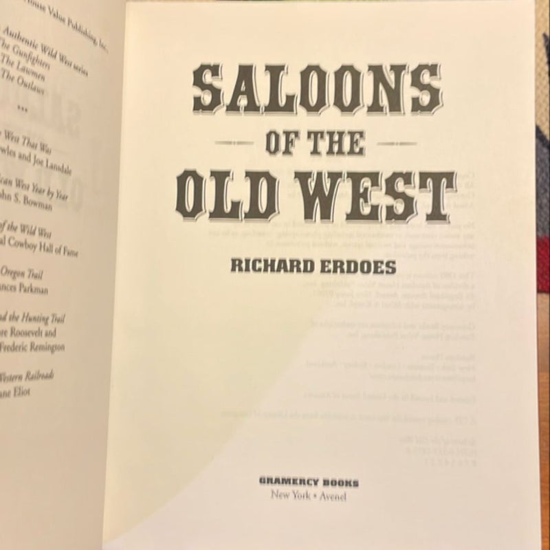 Saloons of the Old West