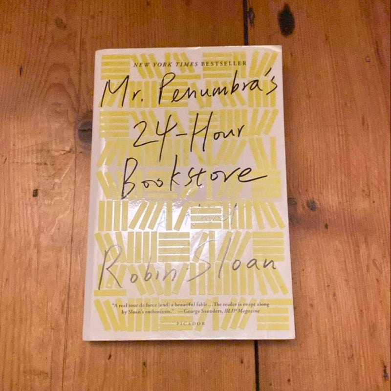Mr. Penumbra's 24-Hour Bookstore