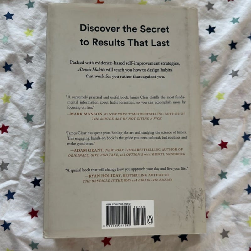 Atomic Habits Hardciber James Clear 