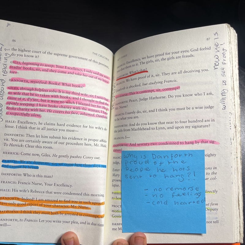 The Crucible (ANNOTATED)