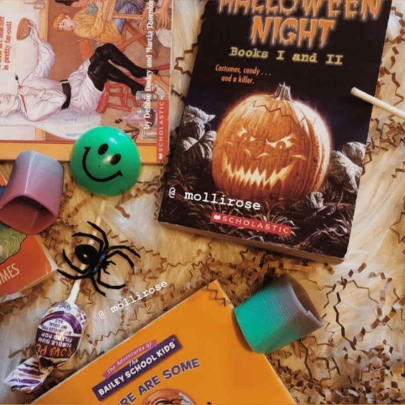 90s Nostalgic Halloween Scholastic Book Fair theme Goodie Bag 