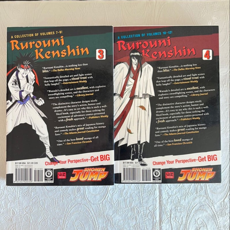 Rurouni Kenshin, Vol. 1-4 VIZBIG