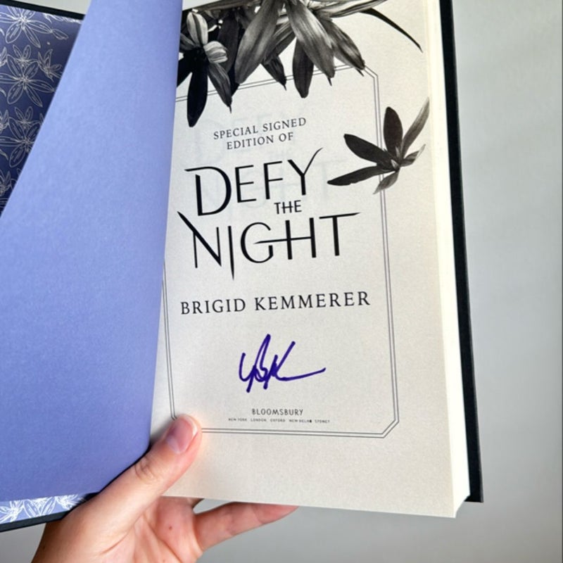 Defy the Night - Bookish Box signed edition