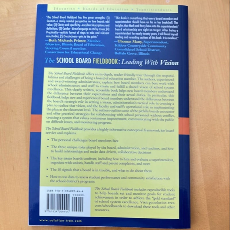 The School Board Fieldbook