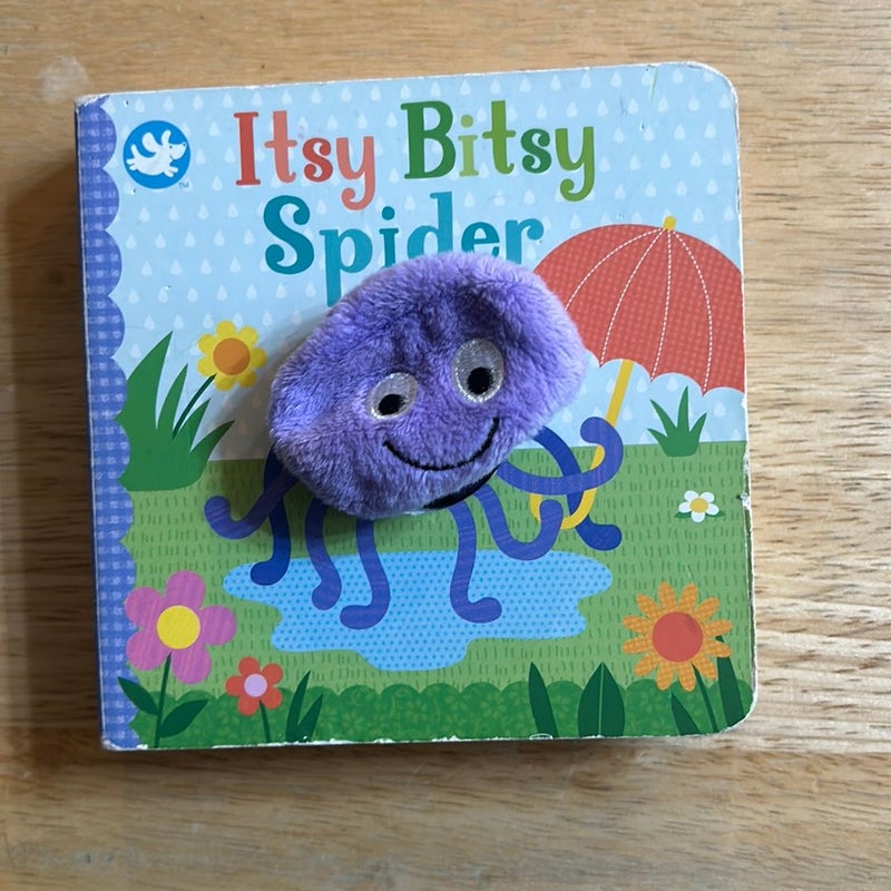 Itsy Bitsy Spider Finger Puppet Book