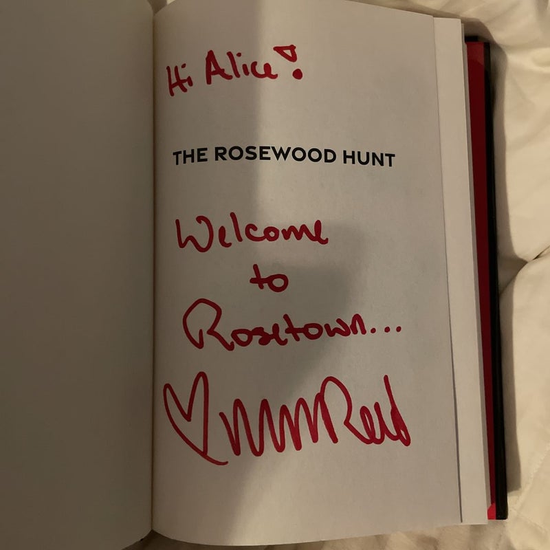 The Rosewood Hunt **SIGNED**