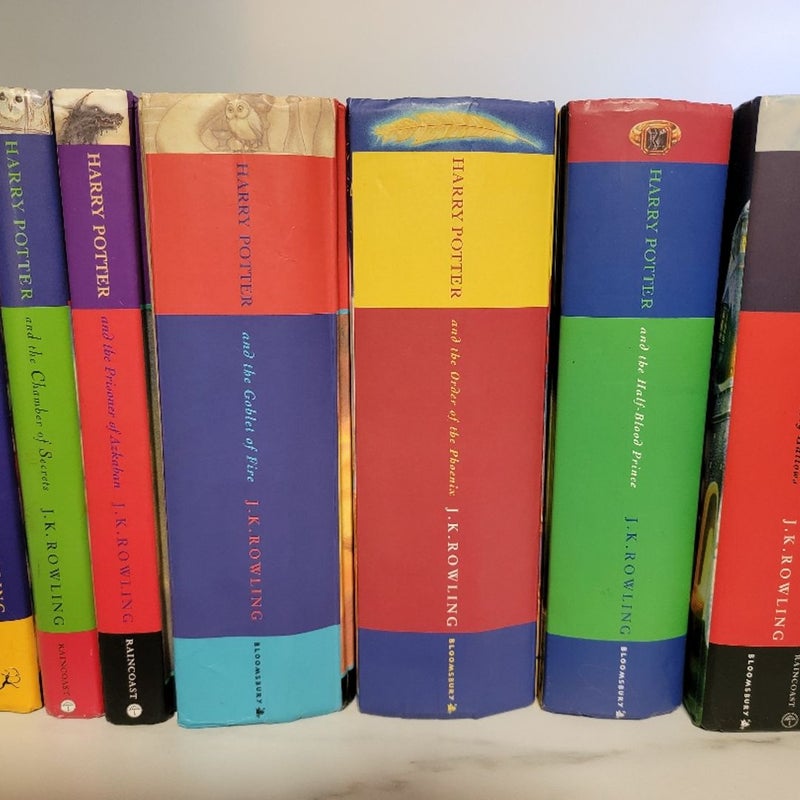 Harry Potter Bloomsbury UK 1-7 full set