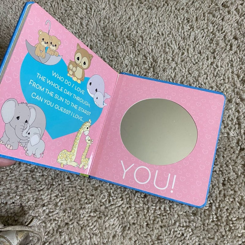 Precious Moments: Whooo Loves You, Baby? Peek-A-Boo Mirror Book