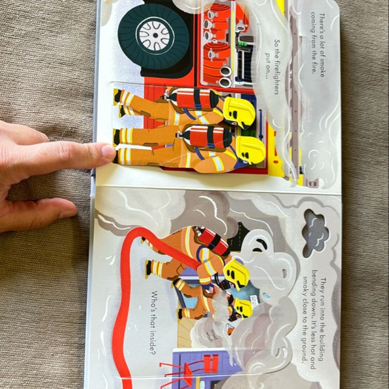 Usborne Peek Inside How a Fire Truck works